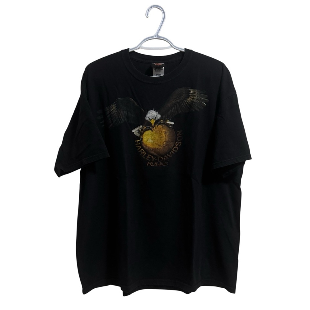 Harley Davidson Eagle Print Graphic Tee